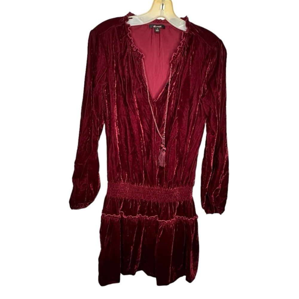 Ella Moss Red‎ Velvet Dress